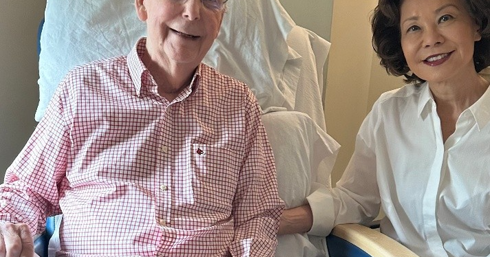 McConnell says he was "briefly unconscious," had pneumonia in health update