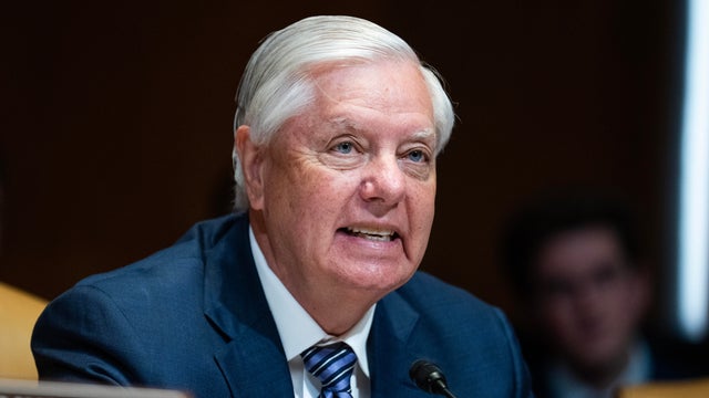 Sen. Lindsey Graham speaks during a Senate Appropriations Subcommittee hearing on May 12, 2026. 