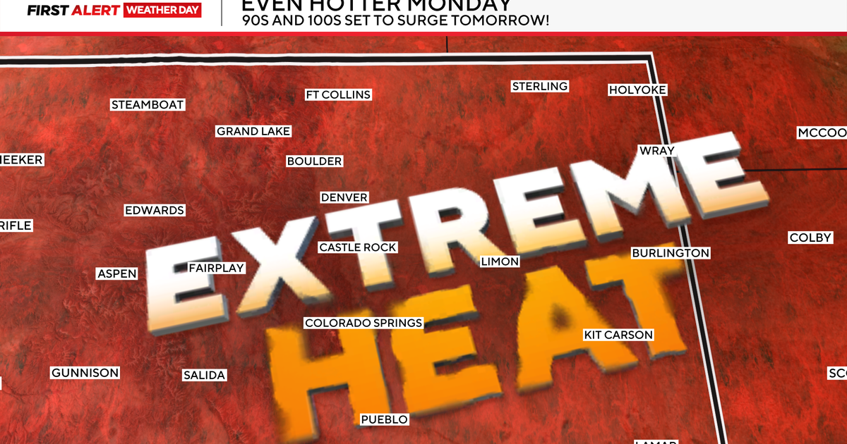 Monday heat surge will push highs to dangerously hot levels
