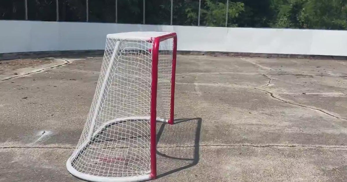 Volunteers revamping outdoor roller rink in Highland Township, Michigan