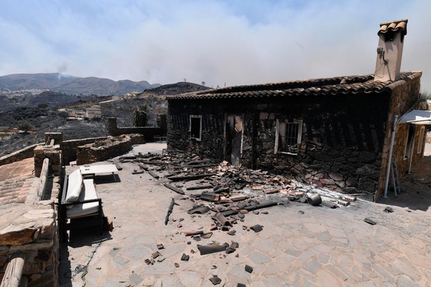 Fire In Los Gallardos (almeria)