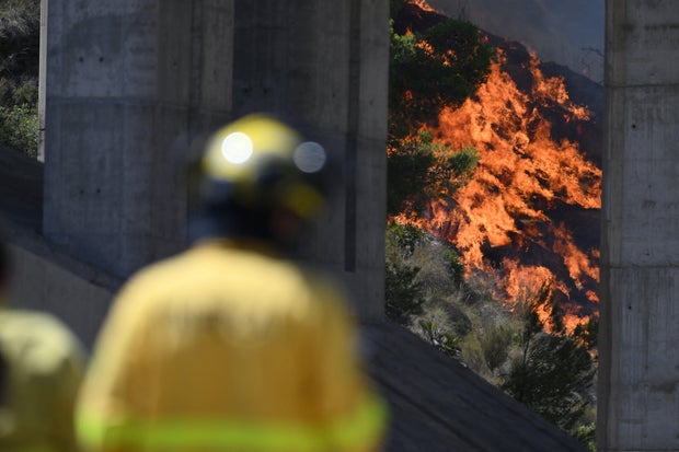 TOPSHOT-SPAIN-FIRE-EMERGENCY