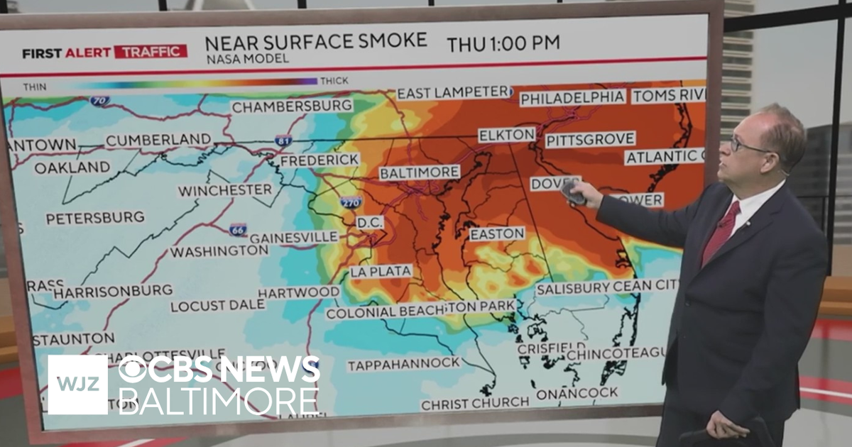 First Alert Weather Day in Maryland for heat, air quality alerts - CBS ...