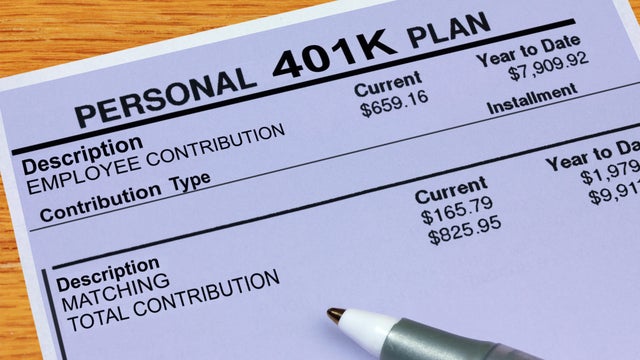 Personal 401K Plan Statement 