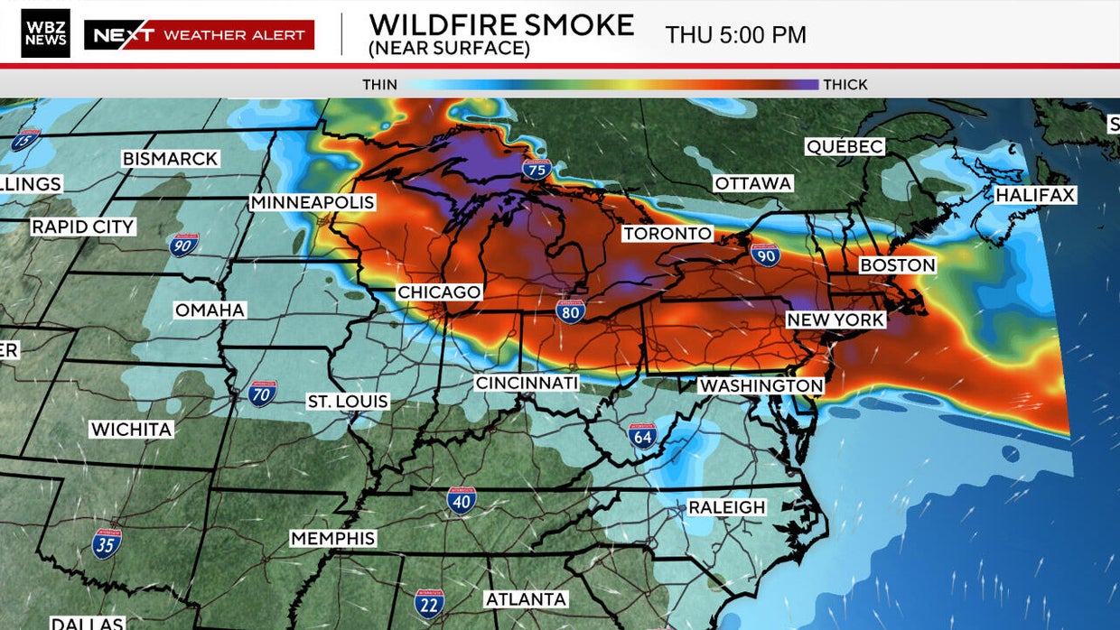 Air quality alert issued through Thursday in Massachusetts with