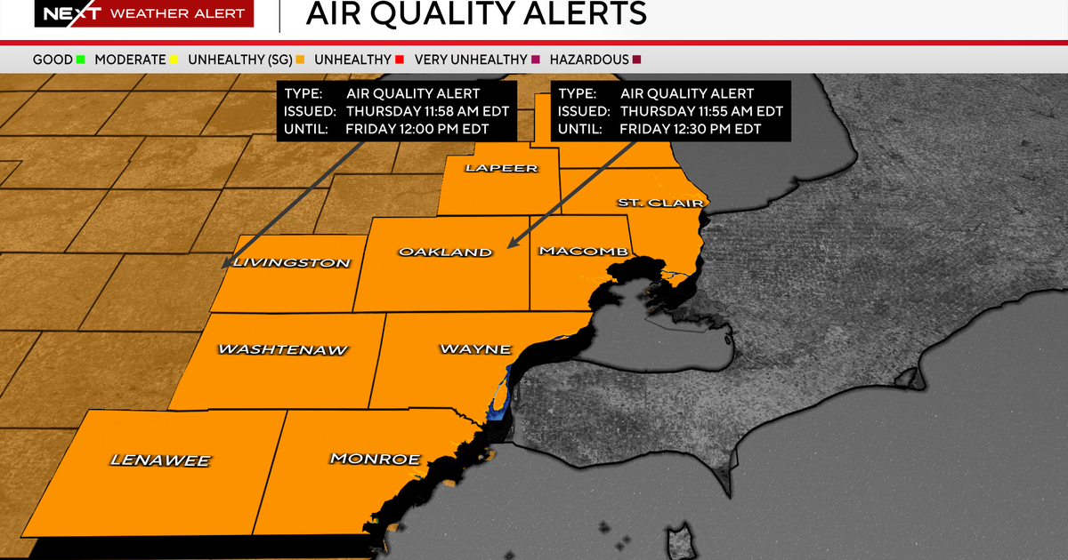 Air quality alert continues Friday, storms on Saturday