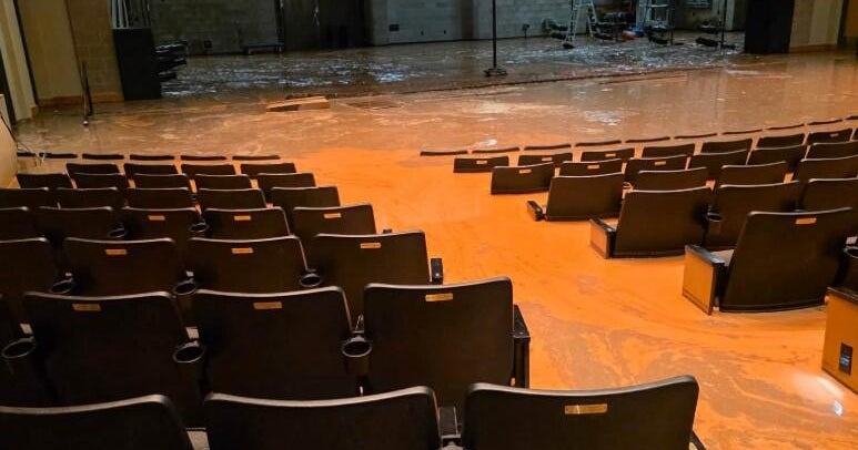 Heavy rain, mudslide floods Colorado school, theater: 