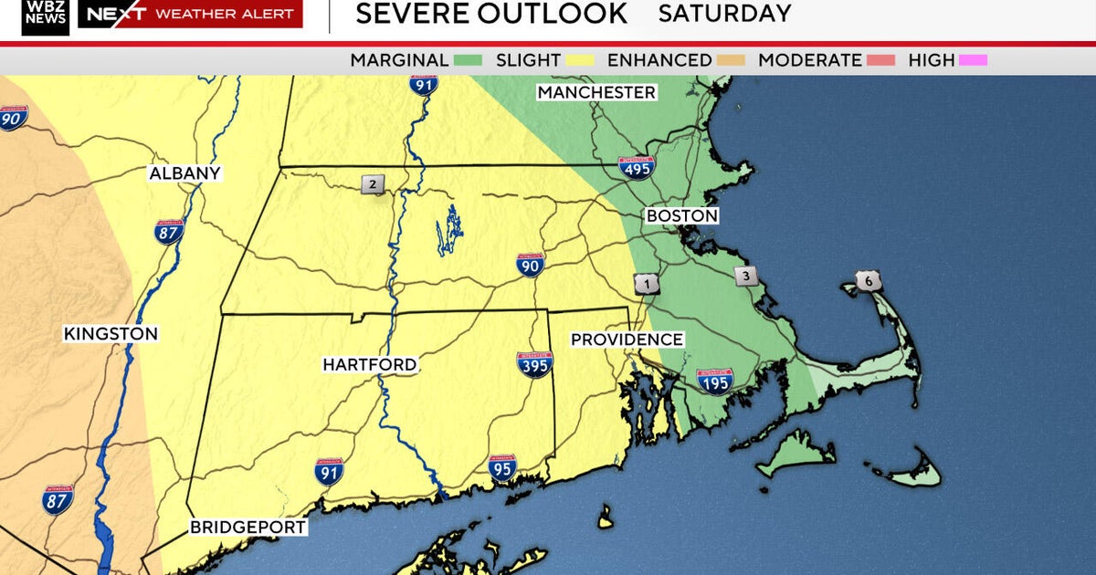 Severe thunderstorm threat across Boston area, isolated tornado risk in ...
