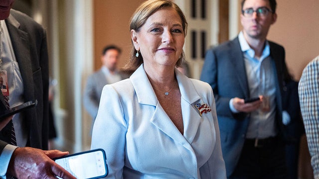 Sen. Darline Graham makes her way to a swearing in ceremony in the U.S. Capitol on July 14, 2026. 