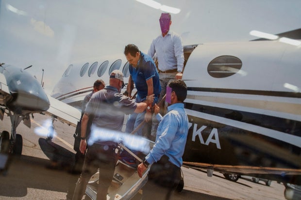 Airplane used to bring cartel leaders to FBI custody on display in New Mexico