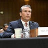 Defense Secretary Pete Hegseth testifies during a Senate Committee on Appropriations hearing on Capitol Hill in Washington, DC, on July 21, 2026. 