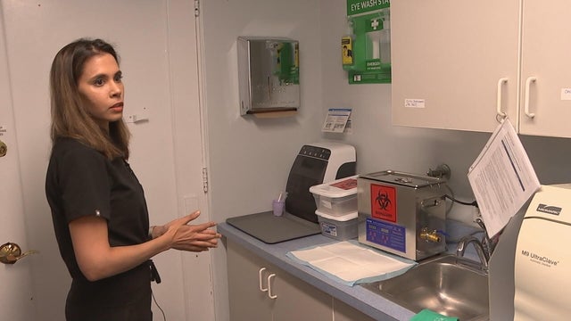 Dr. Kirti Chopra in her dental office 
