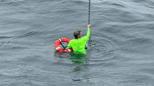 Fisherman rescued 