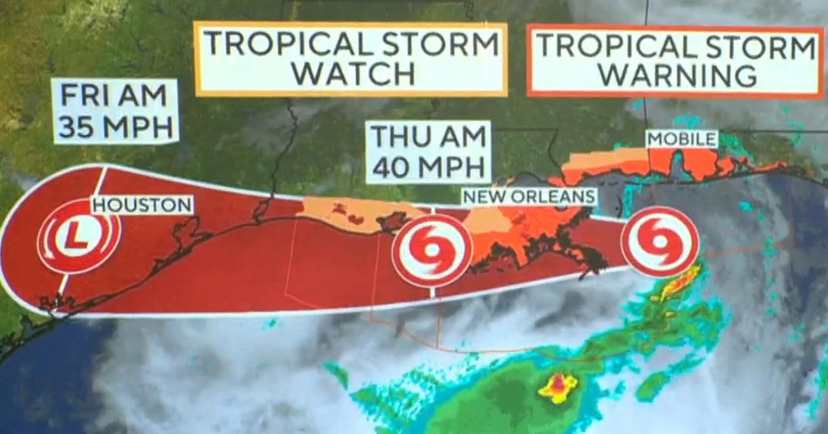 Track Tropical Storm Bertha's path through the Gulf