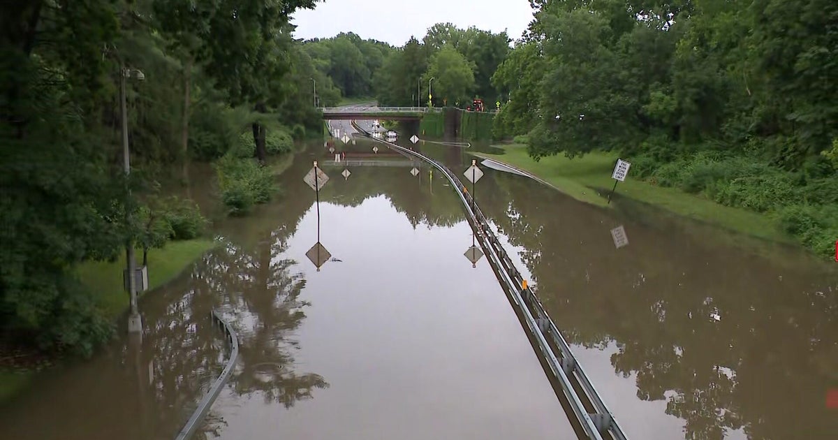 Storms flood roads, bring down trees across NYC area for 2nd time in a week