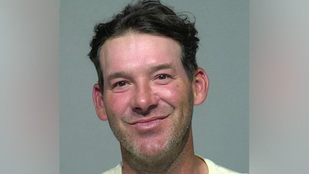 Tony Romo booking photo