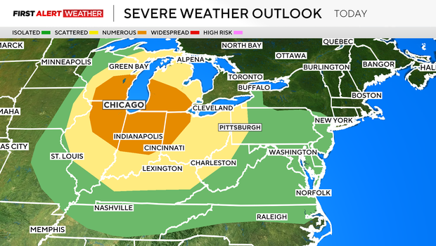 Wind storms could move through the Pittsburgh area this evening