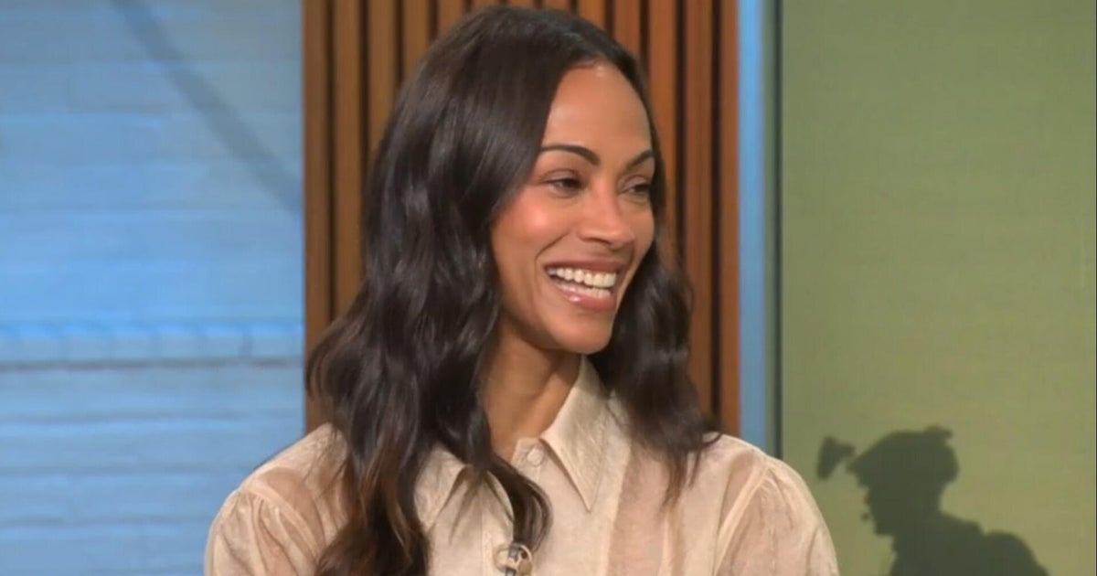 Zoe Saldaña on demanding season of "Lioness" and working with Taylor Sheridan