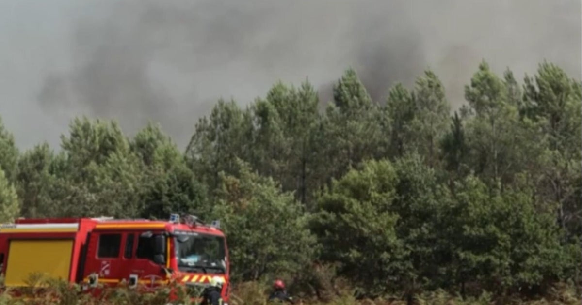 French wildfires threatening wine production in Bordeaux