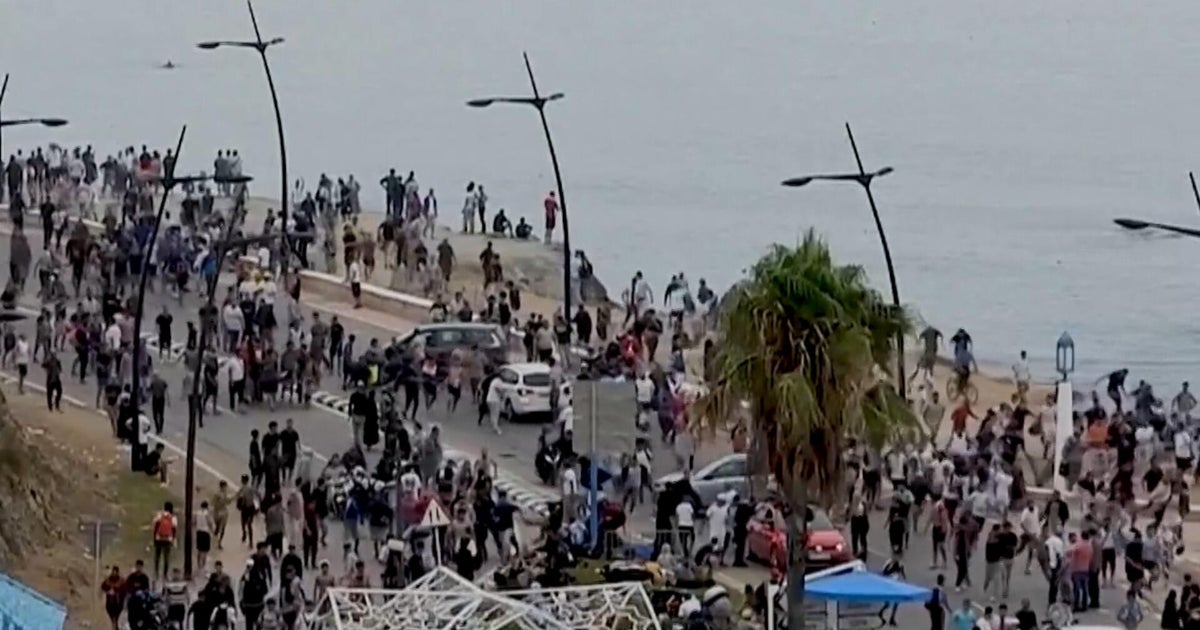 60,000 migrants poured into Spain from Morocco, Ceuta's president says, but many already left
