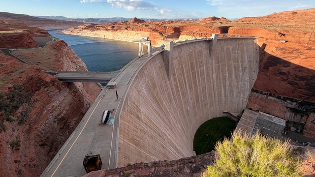 The Glen Canyon Dam That Forms Lake Powell 