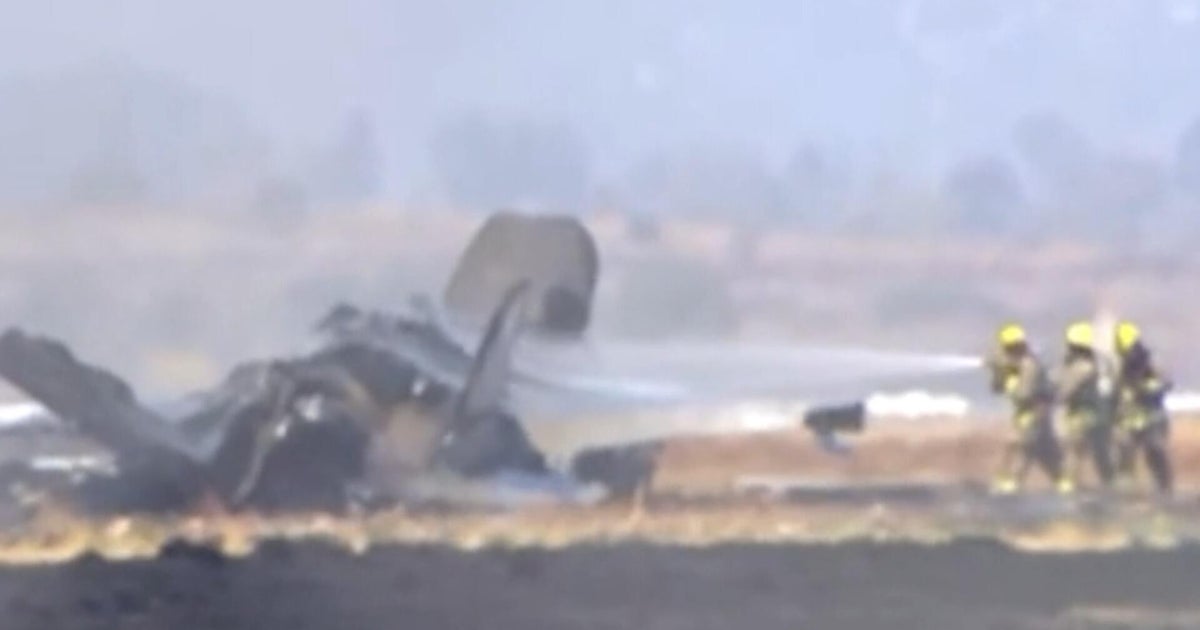 Pilot of F-35 military jet that crashed in San Diego in stable condition after ejecting