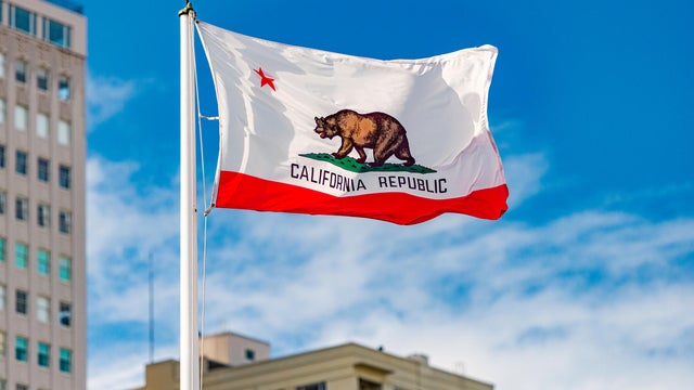 Flag of California Republic in San Francisco 