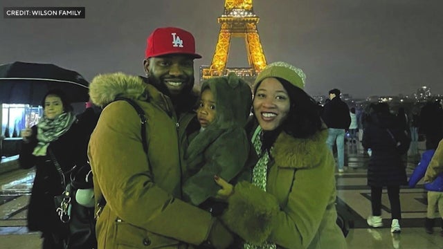 Ifiok and Ima Wilson, and their daughter, River 