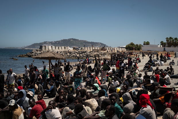 Spain Deploys Troops In Response To Border Breach In Ceuta 