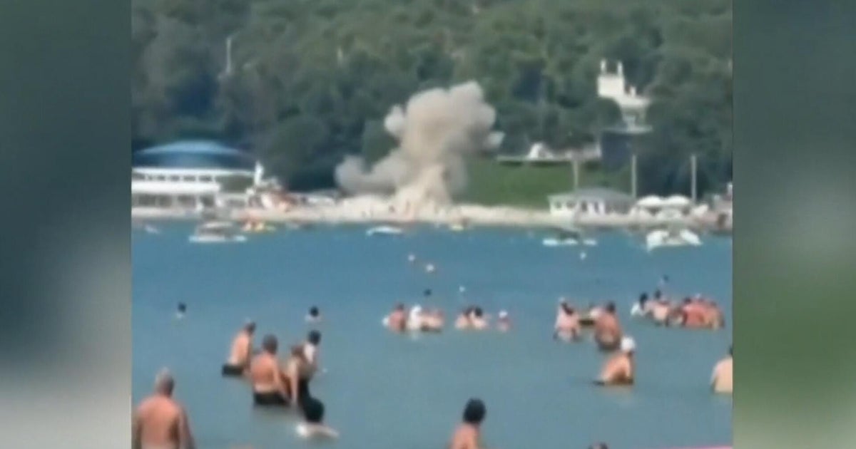 Drone hits crowded Russian beach, killing 7 people