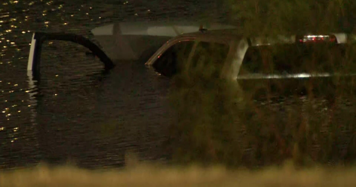 Suspect shot pickup truck driver in Dallas, causing vehicle to run into lake, police say
