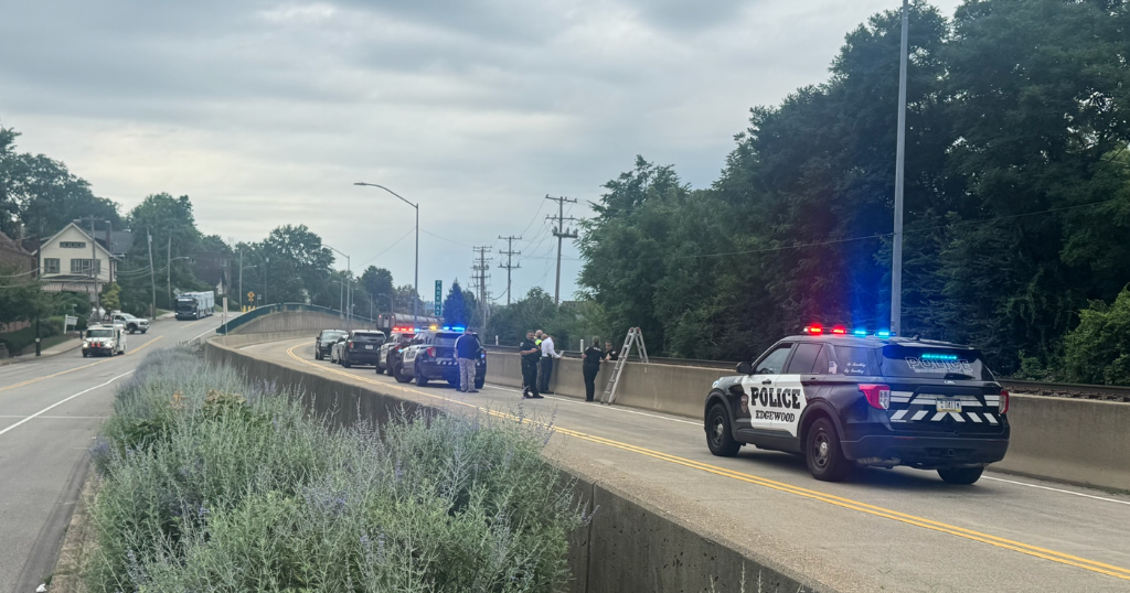 Emergency crews respond to a body found on train tracks near Pittsburgh's East Busway