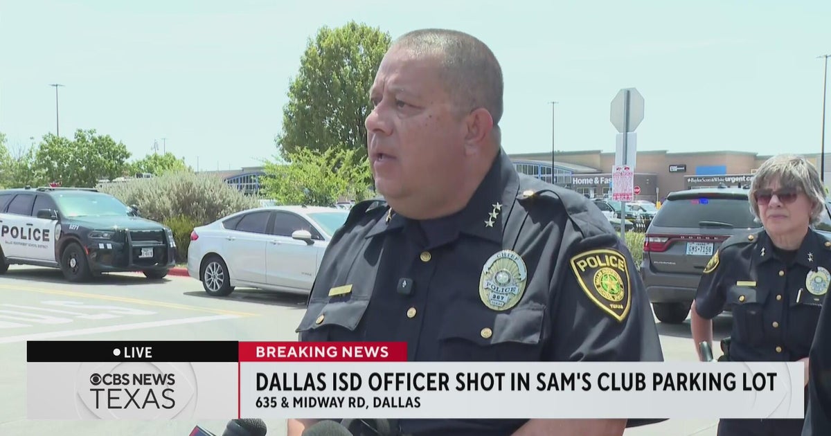 Police update on officer shot in Dallas Sam's Club parking lot
