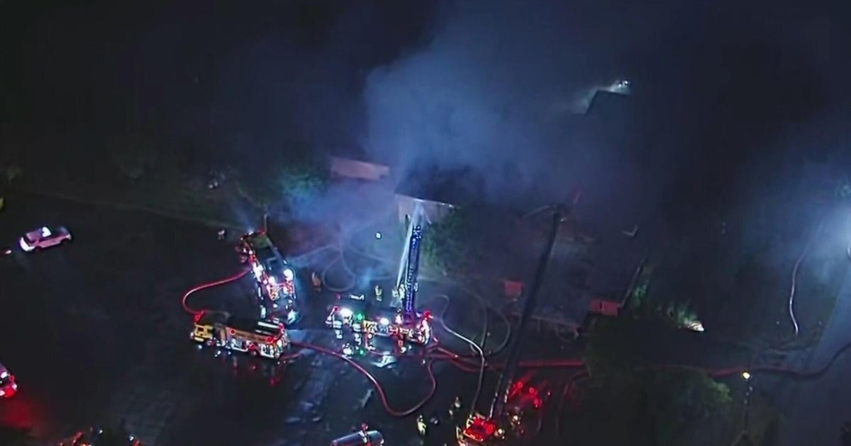 Firefighters on scene of blaze at Troy Church of Christ