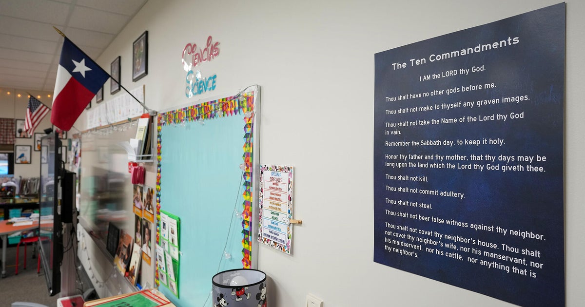 Texas parents sue to block mandatory display of Ten Commandments in school classrooms