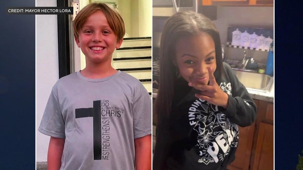 Michael Klenk, 10, and Milian Dula Thompson, 10