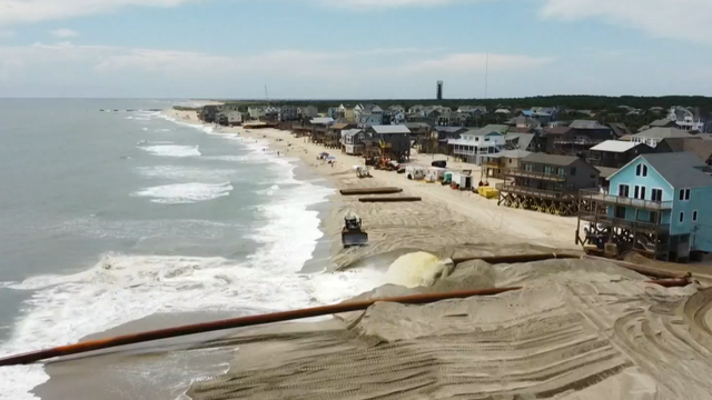In North Carolina's Outer Banks, a community is spending millions to save its economy from collapsing into the ocean 
