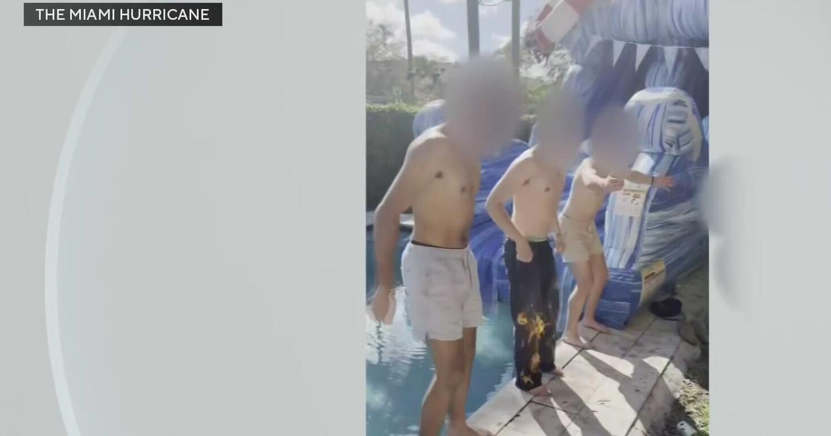 UM fraternity video shows man pushed into pool on fire