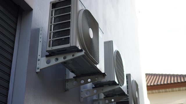 air conditioning compressor hanging wall 
