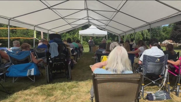 Troy Church of Christ holds service 3 days after fire heavily damages site