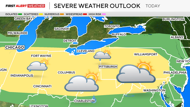 Strong winds and flooding will be possible today for the Pittsburgh area