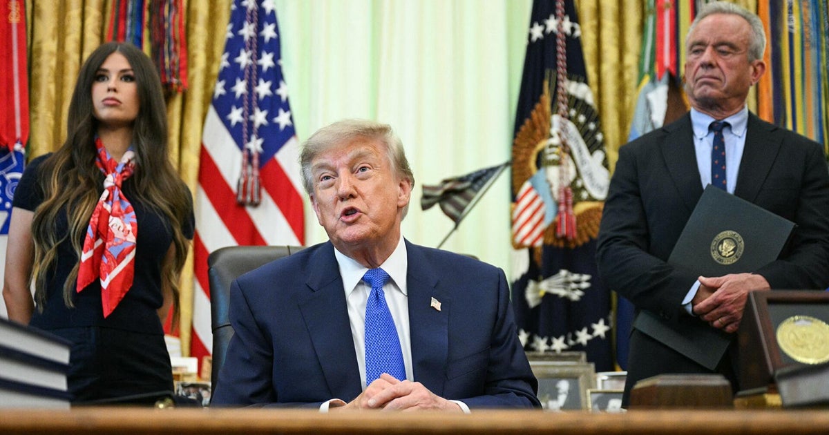 Watch: Trump signs executive order updating childhood vaccine recommendations