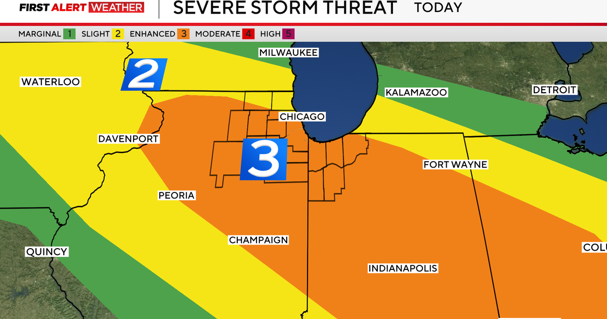 Severe storms, damaging winds on Tuesday in Chicago
