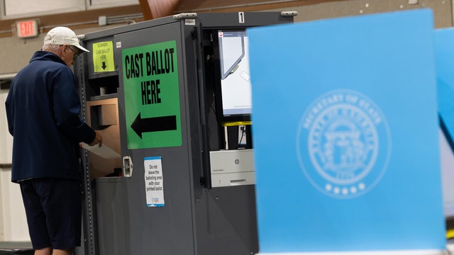 Voters In Georgia Head To The Polls For The Primary Election Runoff 
