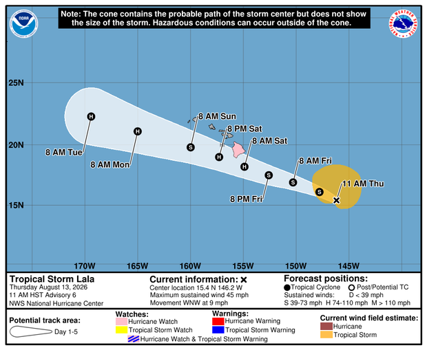 Tropical Storm Lala 
