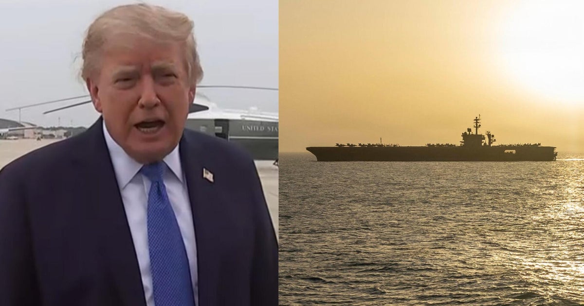 Watch: Trump says USS Lincoln is being replaced, doesn't think deployment has been too long