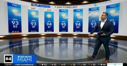 Temperatures in South Florida continue to heat up with increased humidity