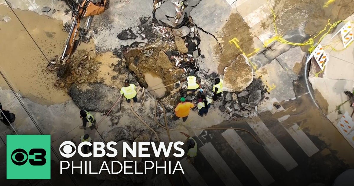 Sinkhole causing issues in Philadelphia's Logan neighborhood