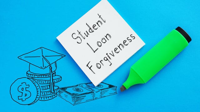Student Loan Forgiveness is shown using the text 