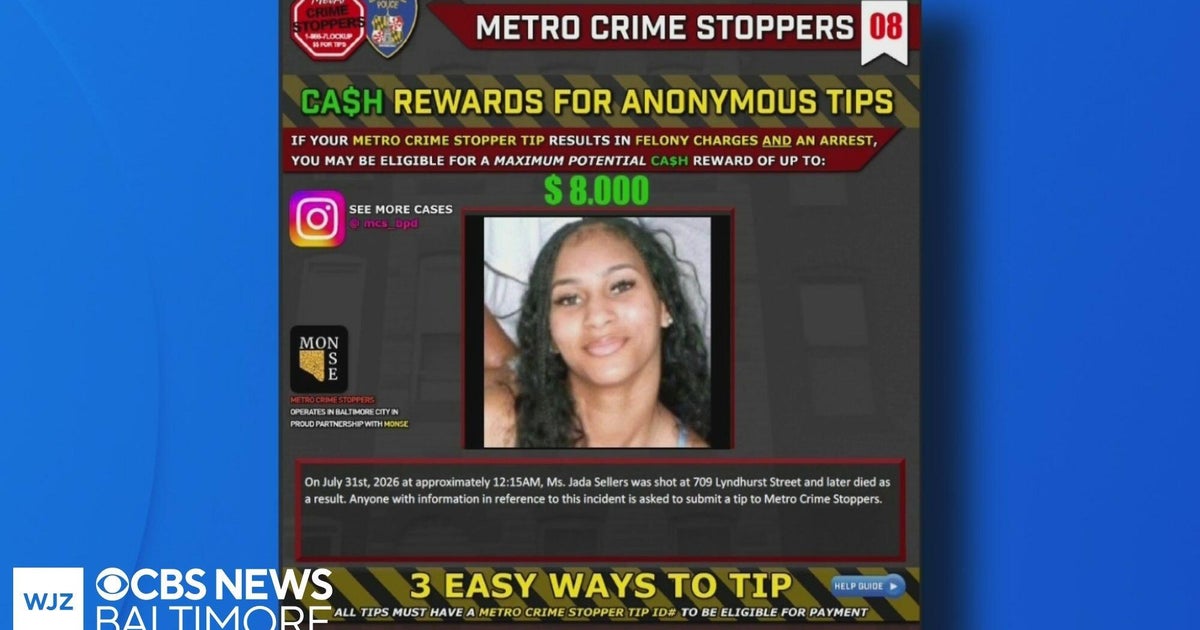 Metro Crime Stoppers is offering $8,000 to anyone with information on the murder of Jada Sellers.